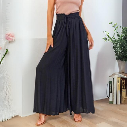 Antonella - Pantalon large à taille haute