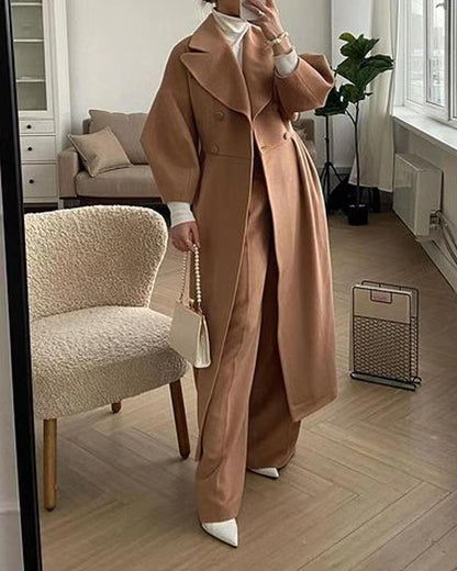 Manteau chaud et luxueux pour femme