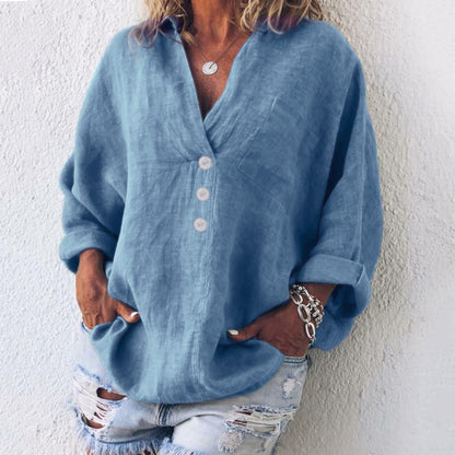 Pullover Ladies - Stylish - Cotton and Linen - Perfect for Every Season