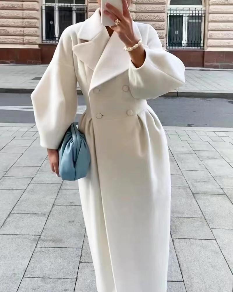 Manteau chaud et luxueux pour femme