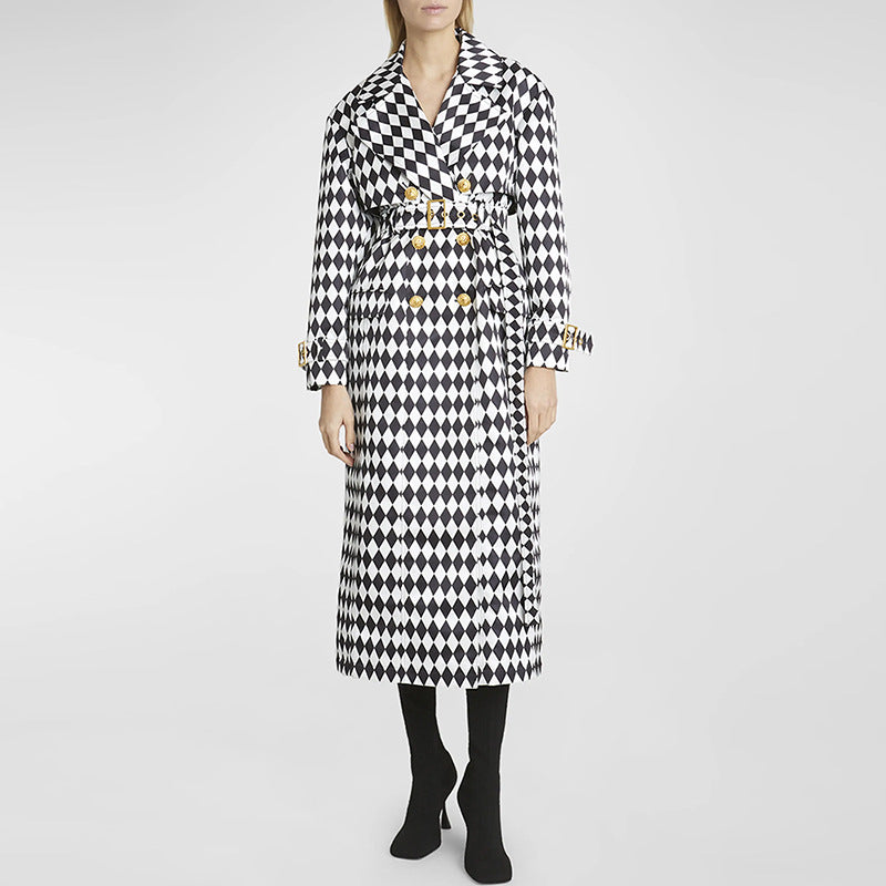 Trench-coat Harlequin pour femme