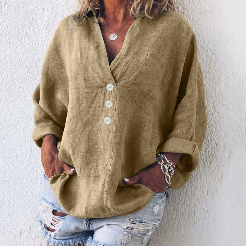 Pullover Ladies - Stylish - Cotton and Linen - Perfect for Every Season