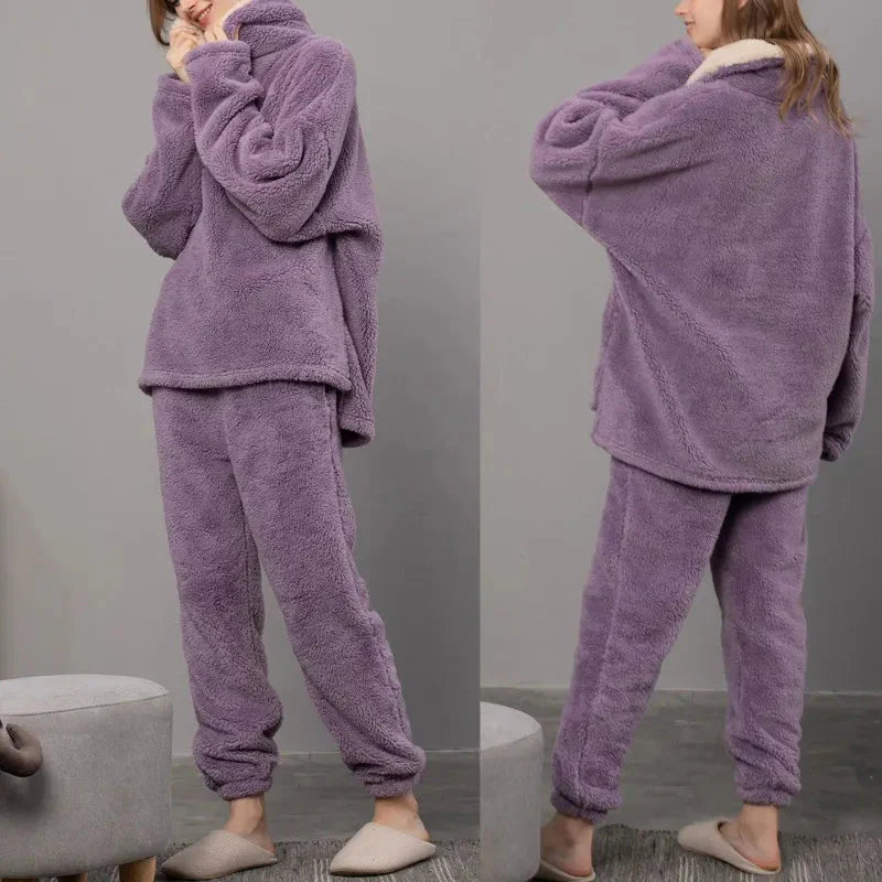 Coco-Mode | Set de pyjamas en polaire pour femmes, Vivez le confort à l'état pur !