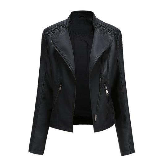 Veste en cuir pour femme