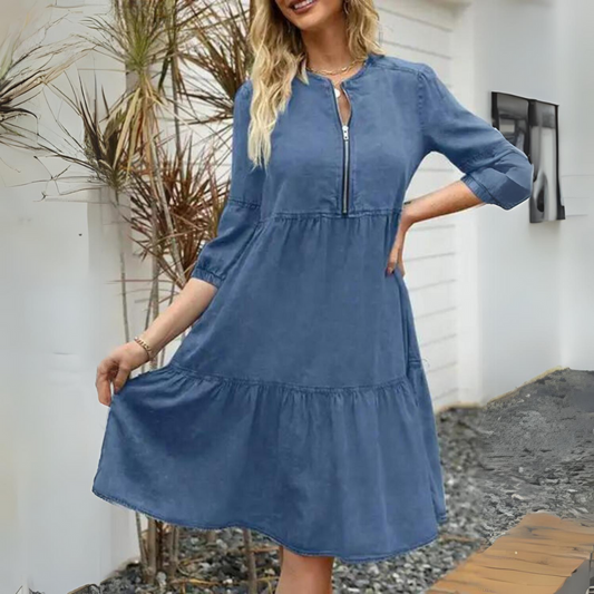 Quinty - Robe en denim