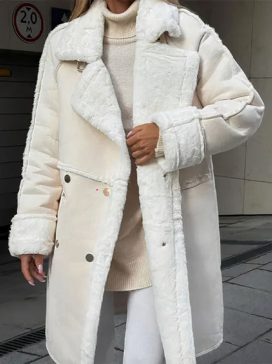 Manteau long et épais chic pour femmes - Rozali