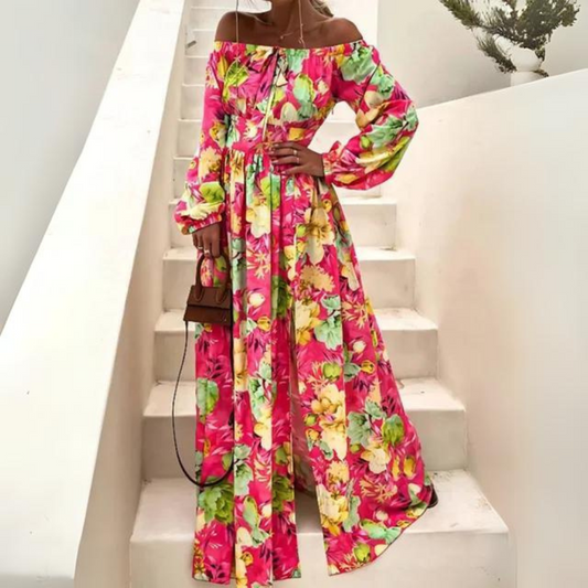 Rahel - Longue robe florale élégante