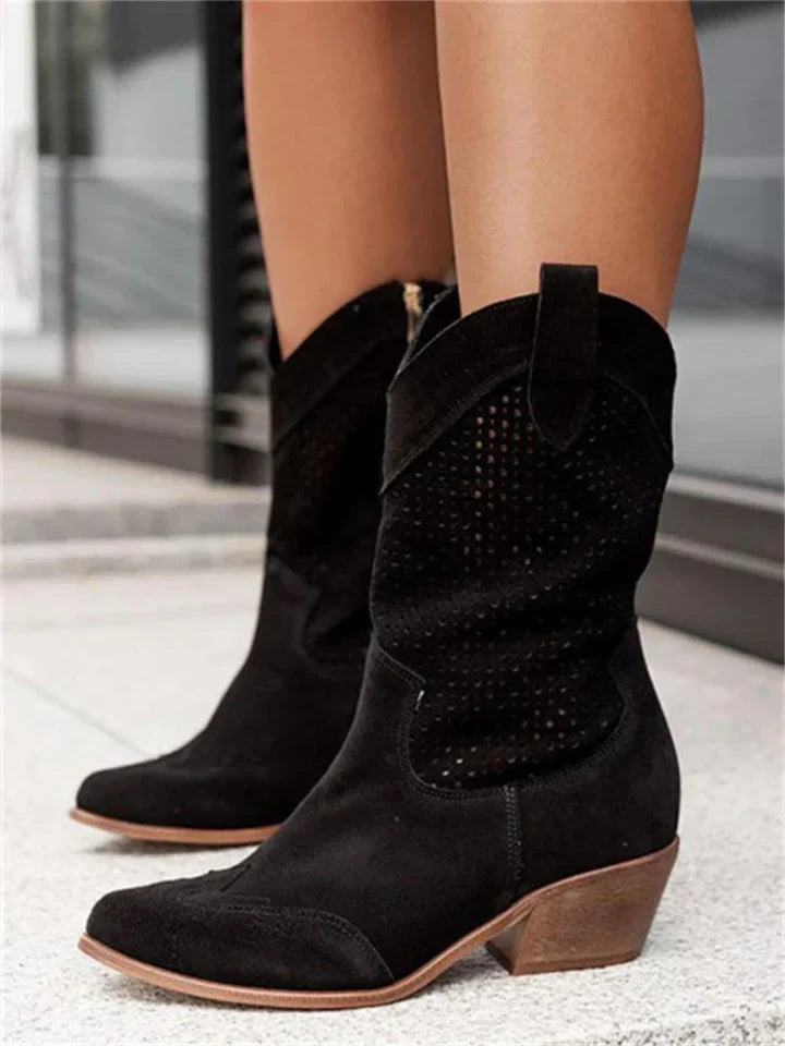 Bottes de cowboy blanches - jessica