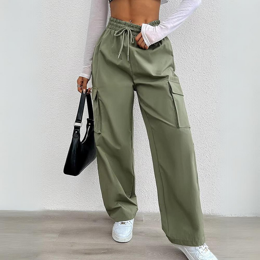 Roxana - Pantalon de survêtement streetwear surdimensionné