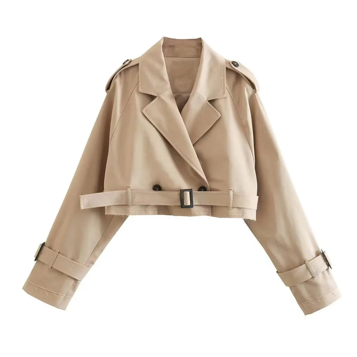 Hyacinth - Trench-coat avec ceinture - Coupe raccourcie