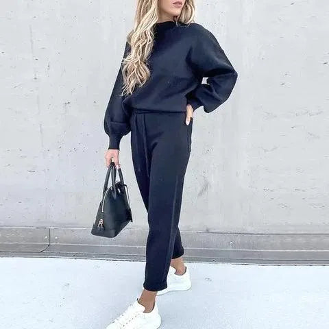 Tracksuit pour femmes - Casual Chic - Tissu doux, coupe décontractée, poches latérales - Idéal pour un usage quotidien