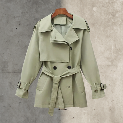 Rosemary Coat | Trench-coat à double boutonnage avec ceinture