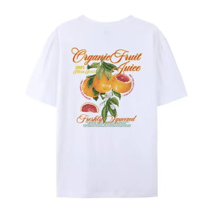 T-shirt - Pamplemousse - Unique Back Print, Confortable - Parfait pour un usage quotidien décontracté