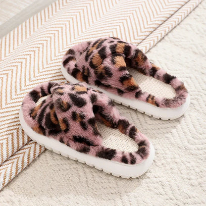 Jillie - Chaussons d'intérieur en peluche pour femmes