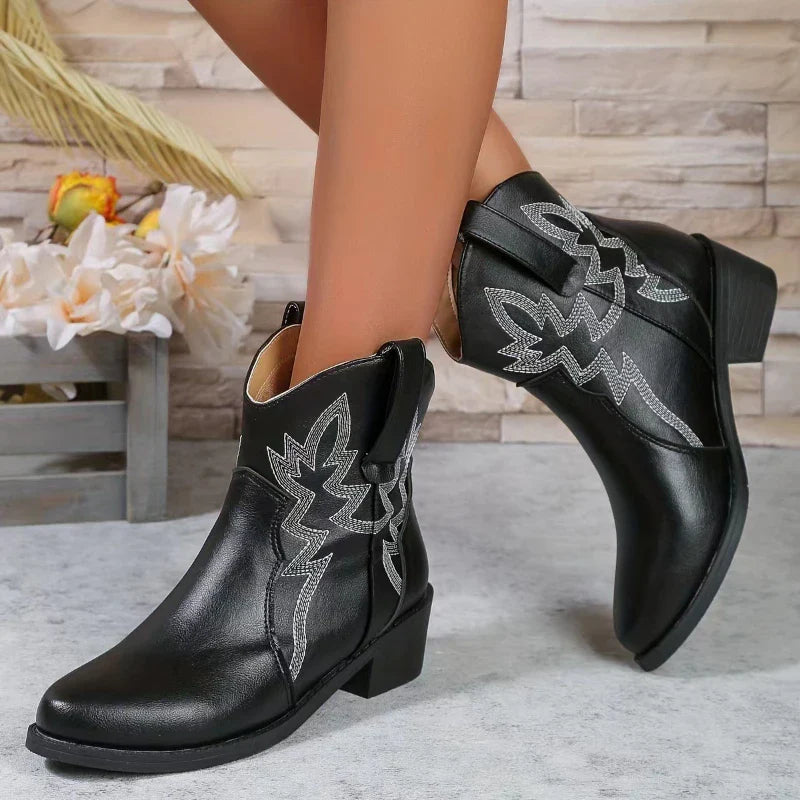 Bottes de cowboy à talons bas - Altessa