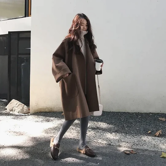 Brigitte – Manteau oversize pour un look tendance