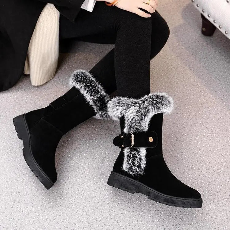 Queenette Boots | Bottes d'hiver avec doublure en fausse fourrure