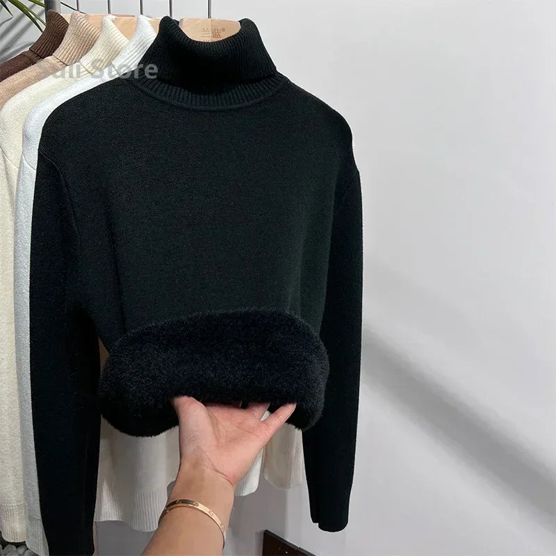 Sweat Desirai avec turtleneck pour l'hiver