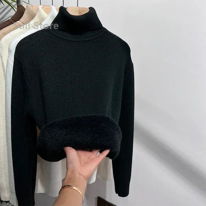 Sweat Desirai avec turtleneck pour l'hiver