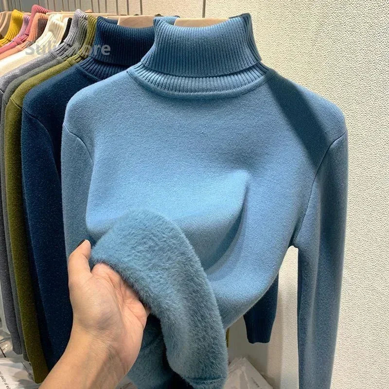 Sweat Desirai avec turtleneck pour l'hiver