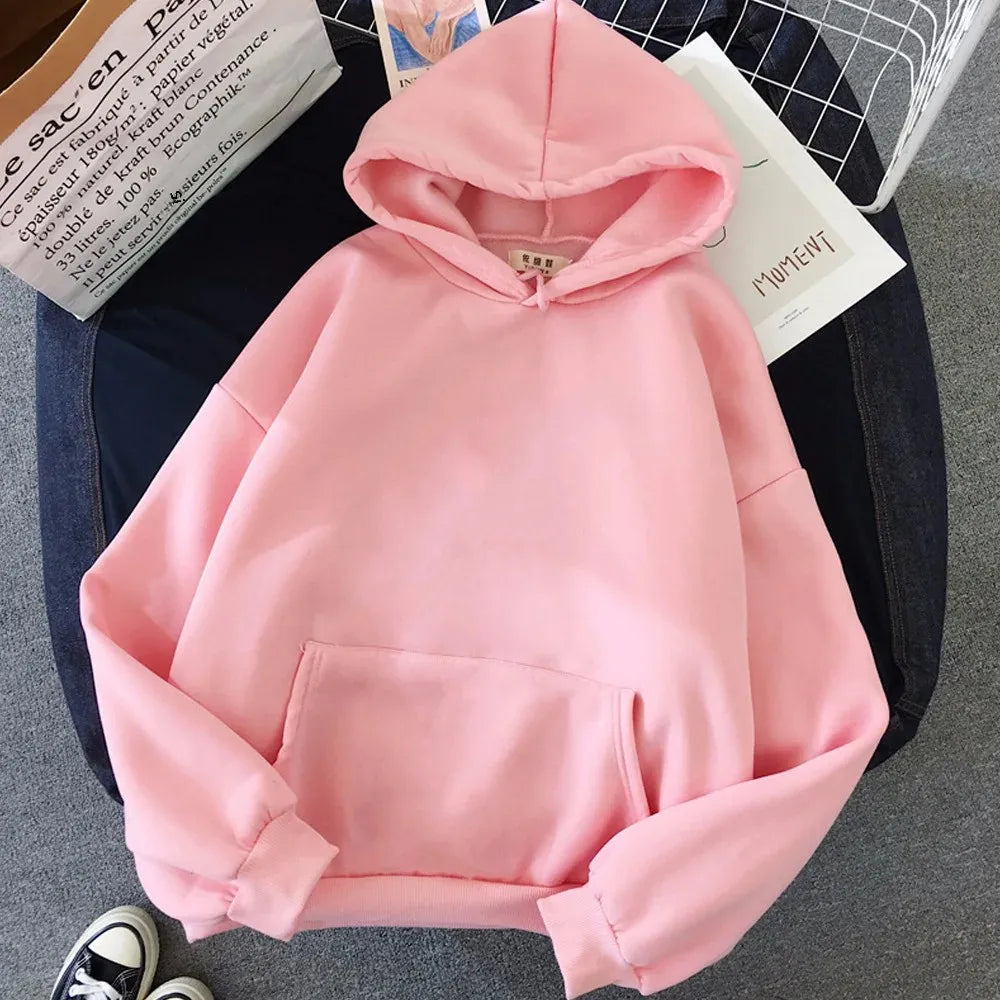 Charlotte - Sweat à capuche coupe loose et col rond pour femme