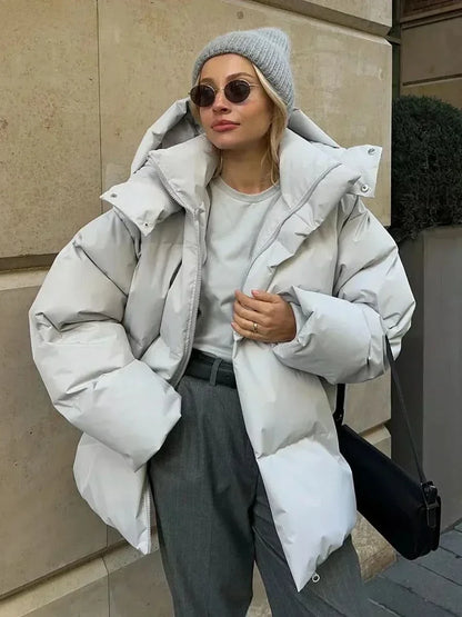 Veste bouffante oversized confortable et chic pour femmes