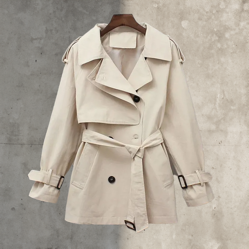 Rosemary Coat | Trench-coat à double boutonnage avec ceinture