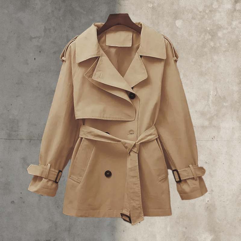 Rosemary Coat | Trench-coat à double boutonnage avec ceinture