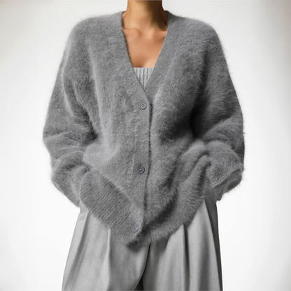 Daneen | Cardigan col V pour femme | Chaud