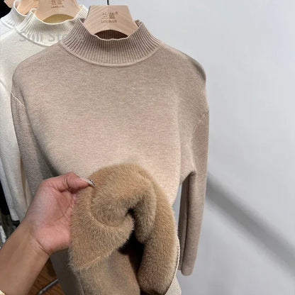 Sweat Desirai avec turtleneck pour l'hiver