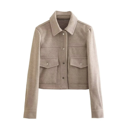 Thrina - Veste chic avec poches pour femmes