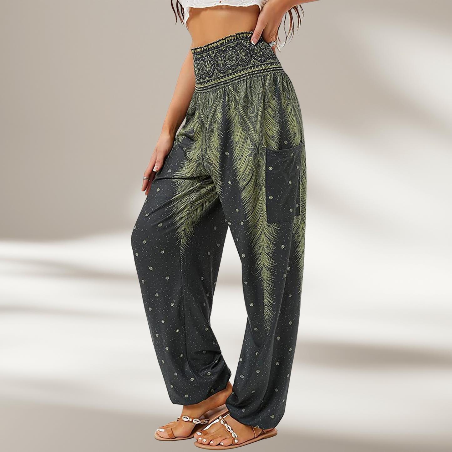 Pantalon de yoga taille haute