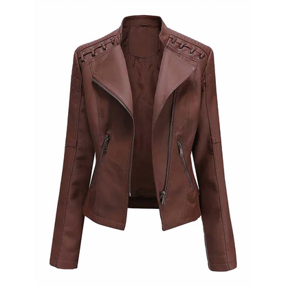 Veste en cuir pour femme - Stella