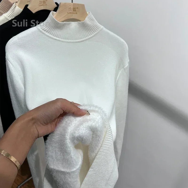 Sweat Desirai avec turtleneck pour l'hiver