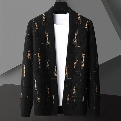 Cardigan motif jacquard original