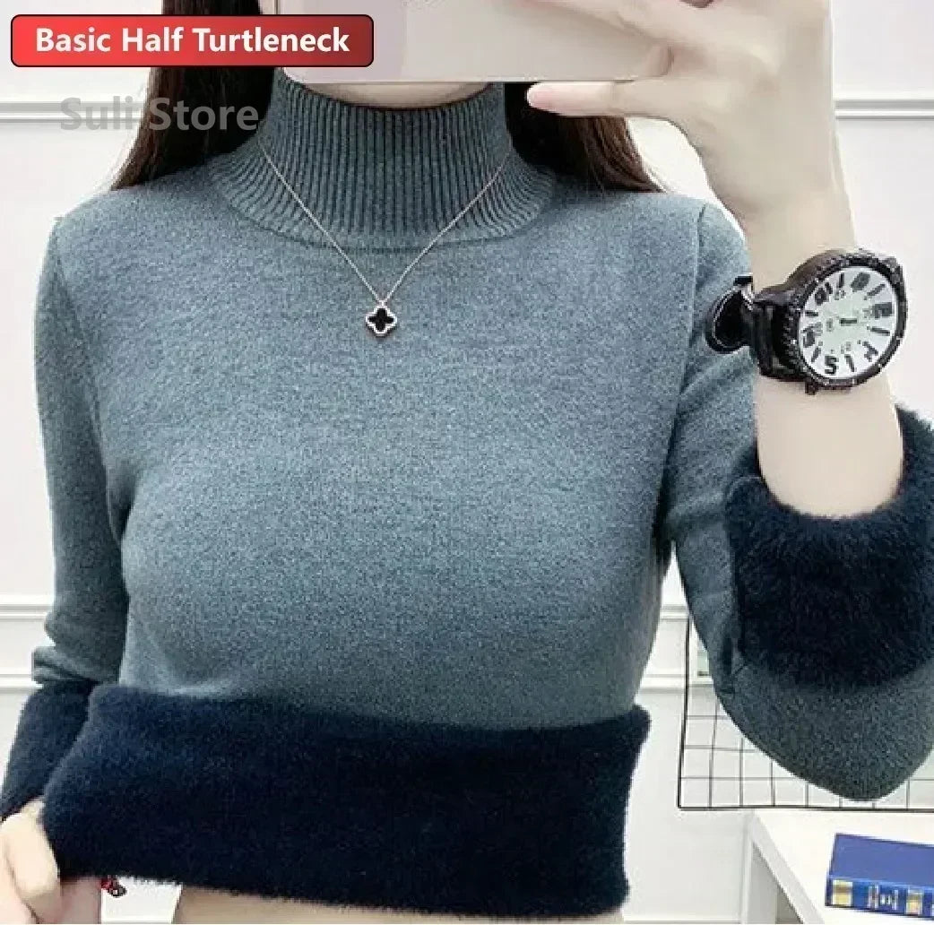 Sweat Desirai avec turtleneck pour l'hiver