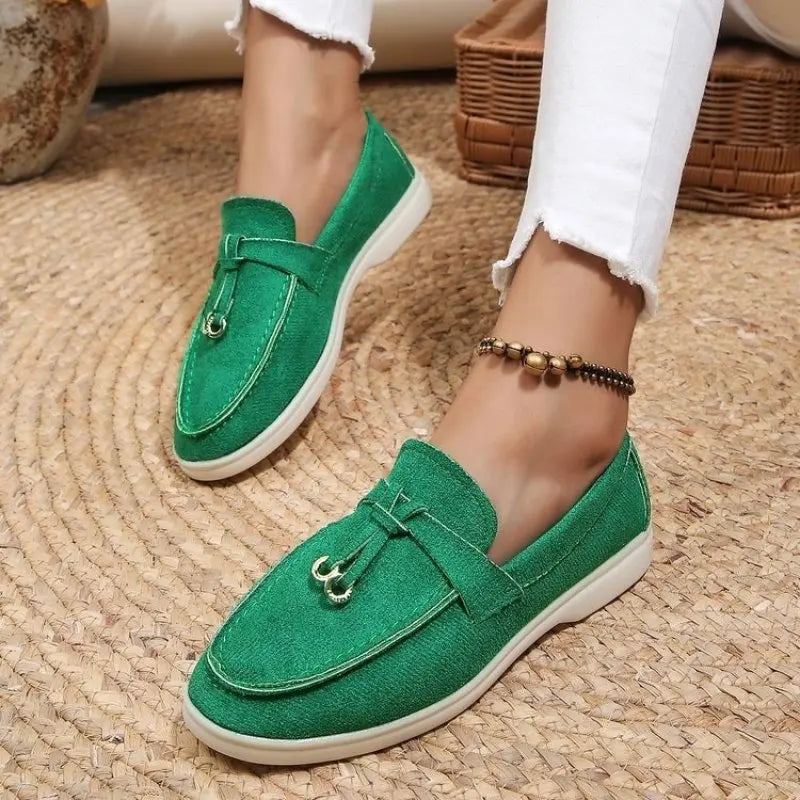 New Classic Luxury Designer Women's High Quality Loafer Shoes