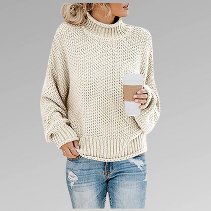 Pull-over classique en tricot avec col