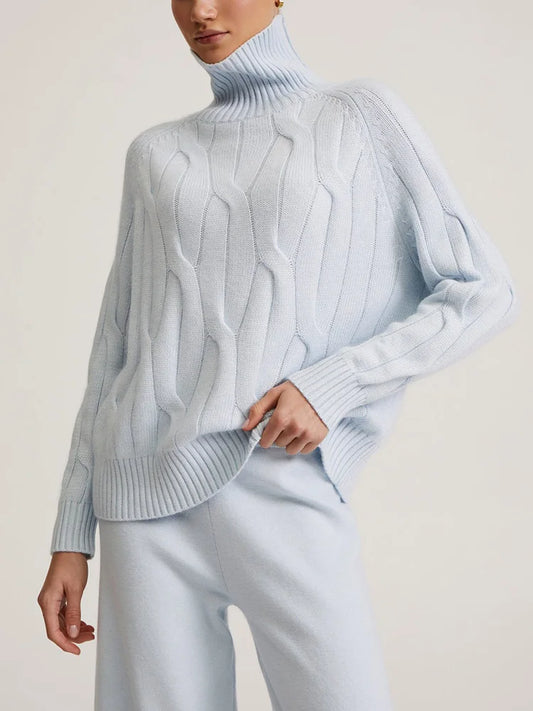 Pull en tricot à col roulé Delano pour femme