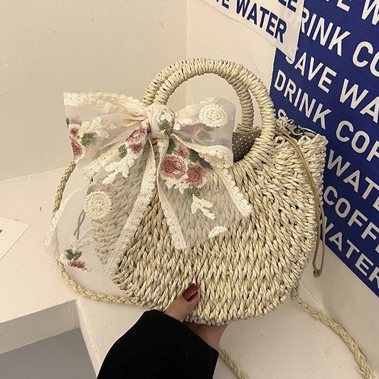 Vardi Dante™ Romy Wicker Shoulder Bag | Un sac estival et élégant pour les femmes