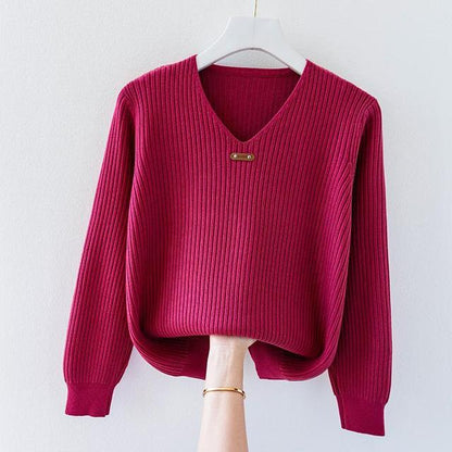 Pullover en maille glamour