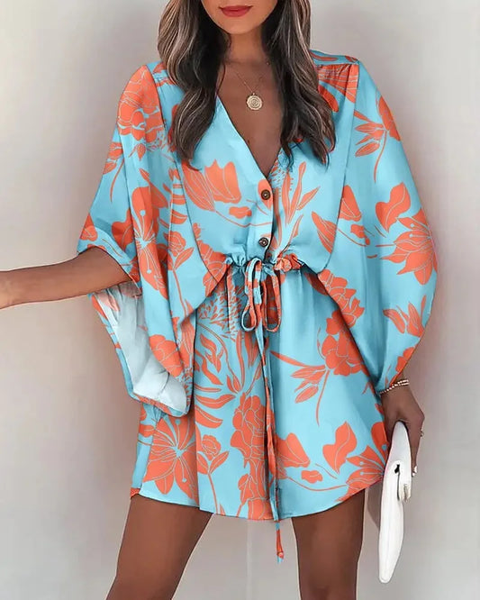 Avery - Robe de plage à fleurs