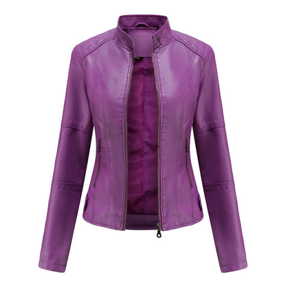 Veste en cuir intemporelle pour femmes