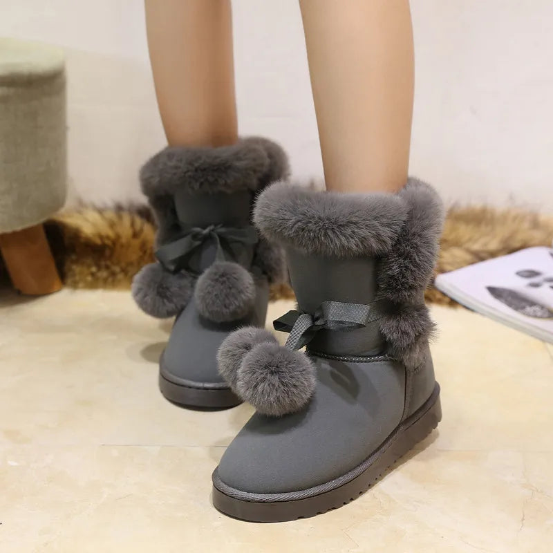 Ina - Bottes en fourrure chic pour femmes