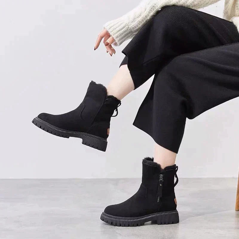 Oranda Boots | Bottes pour femmes avec doublure en laine et fermeture éclair