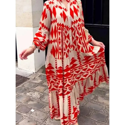 Eline | Robe longue évasée