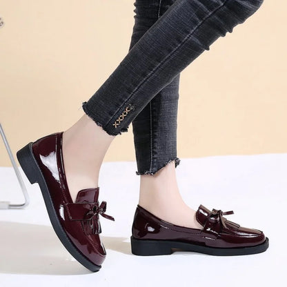 Uzeta Shoes | Chaussures en cuir à glands pour femmes