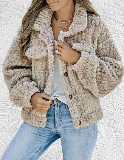 Vasha Coat | Faux manteau d'hiver épais