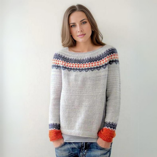 Quenaya Sweater | Pull Vintage à col rond