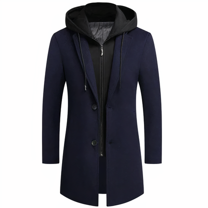 Zen - Trench-coat en laine pour homme